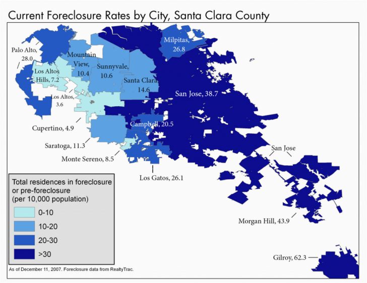 Santa Clara California Map