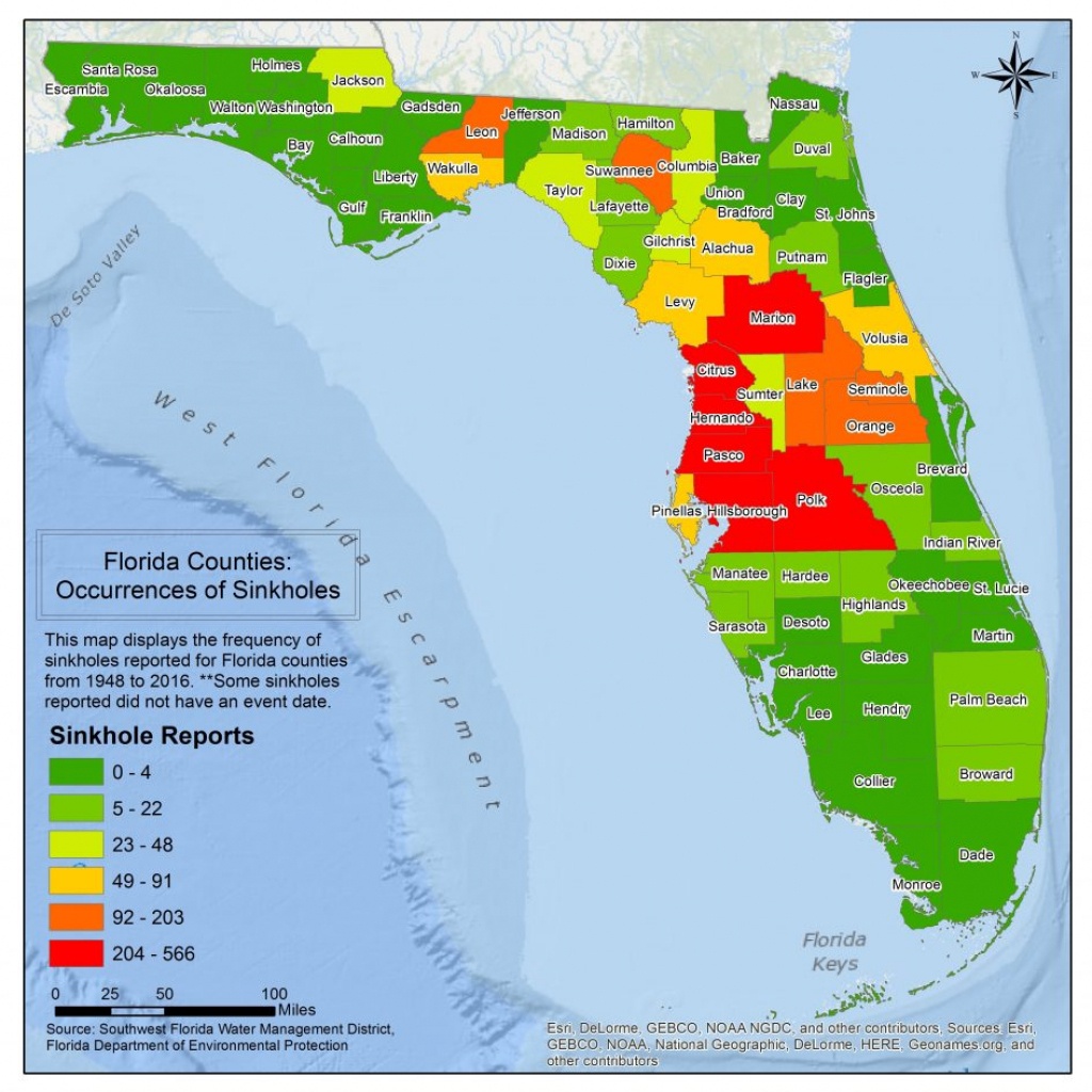 Map Of Sinkholes In Florida 2018 - A Pictures Of Hole 2019 - Florida Sinkhole Map