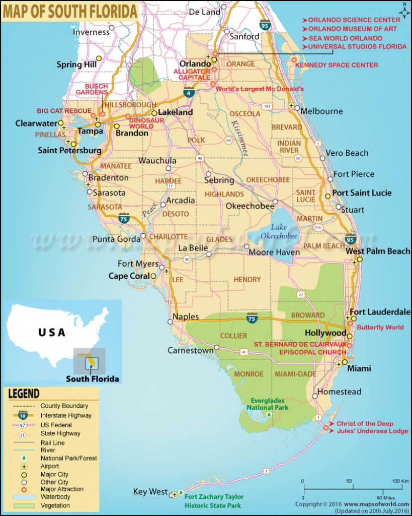 Detailed Map Of Southwest Florida