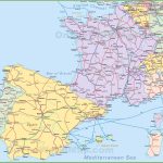 Map Of Spain And France   Printable Map Of Spain Pdf