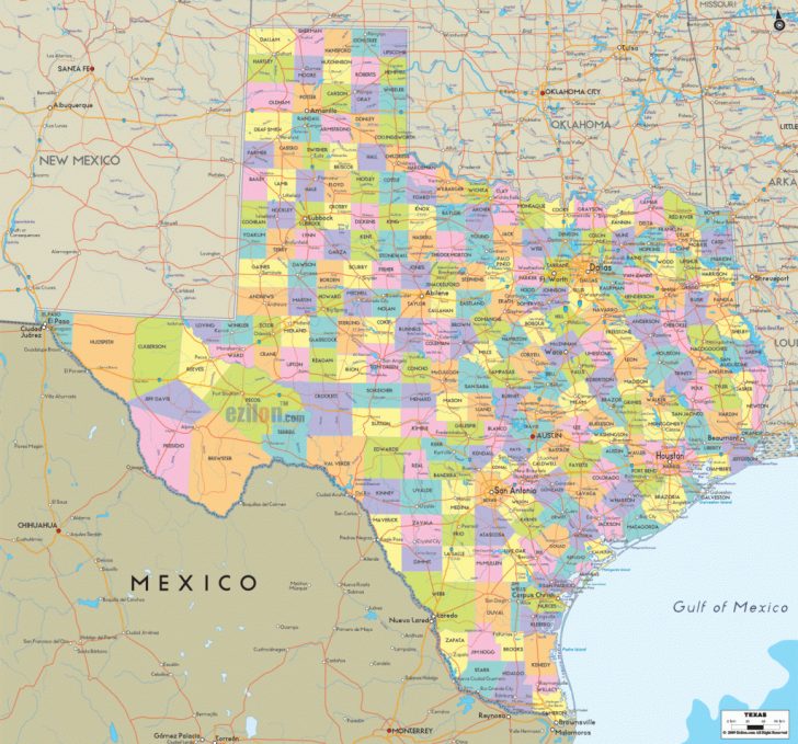Google Maps Texas Counties