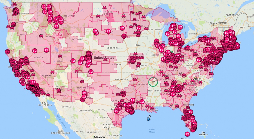 Map Of T-Mobile's 700 Mhz Spectrum - Spectrum Gateway - Spectrum Coverage Map Florida