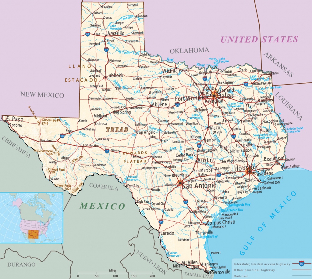 Map Of Texas And Arkansas - Printable Maps