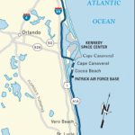 Map Of The Atlantic Coast Through Northern Florida. | Florida A1A   Best Beaches Gulf Coast Florida Map
