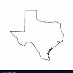 Map Of The Us State Of Texas   Texas Map Vector Free