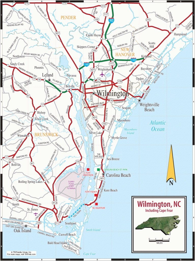 Map Of Wilmington Nc - Google Search | Maps - U.s. In 2019 | East - Printable Map Of Wilmington Nc
