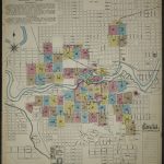 Map, Washington, Spokane | Library Of Congress   Downtown Spokane Map Printable
