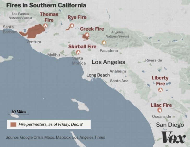 Live Fire Map California
