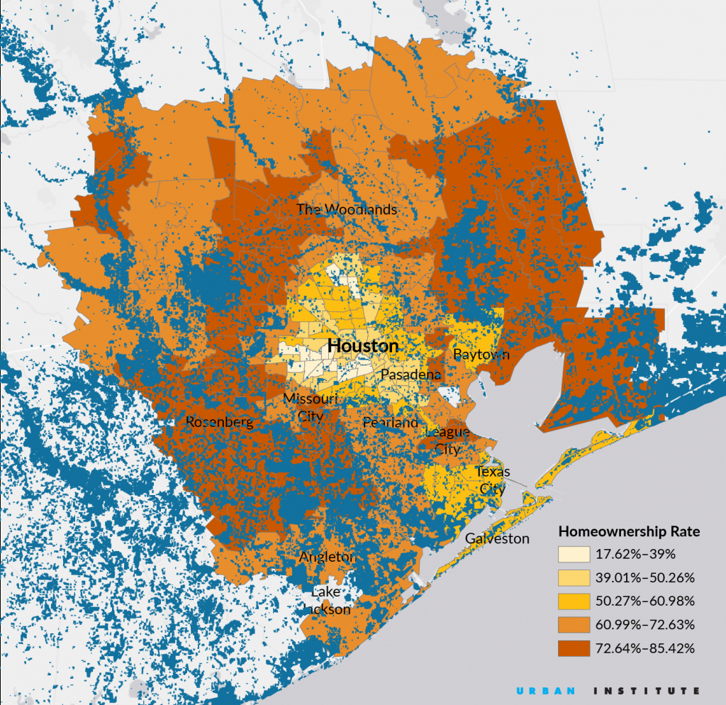 The "500Year" Flood, Explained Why Houston Was So Underprepared Map