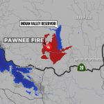 Maps: A Look At The 'pawnee Fire' Burning In Lake County Near   Map Of Current Fires In Southern California