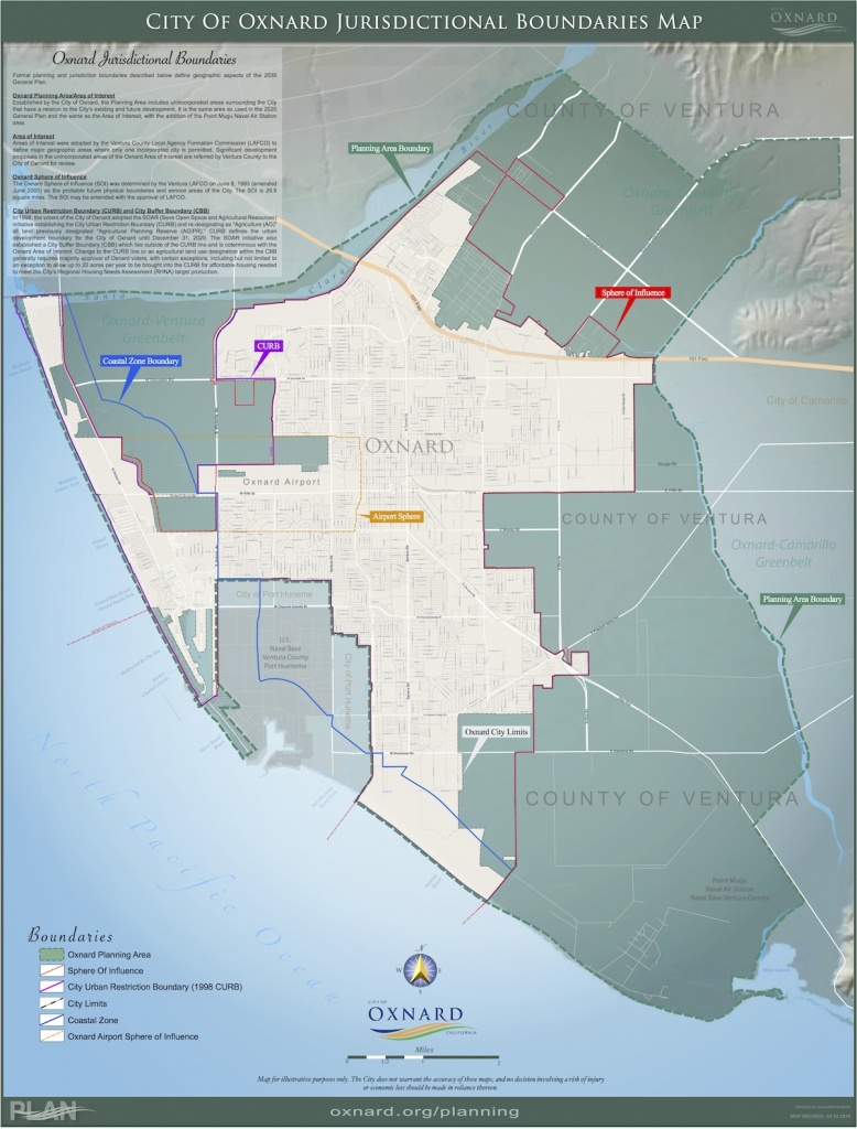 Maps — City Of Oxnard - Oxnard California Map