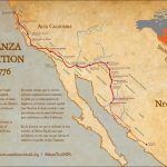 Maps   Juan Bautista De Anza National Historic Trail (U.s. National   Backpacking Maps California
