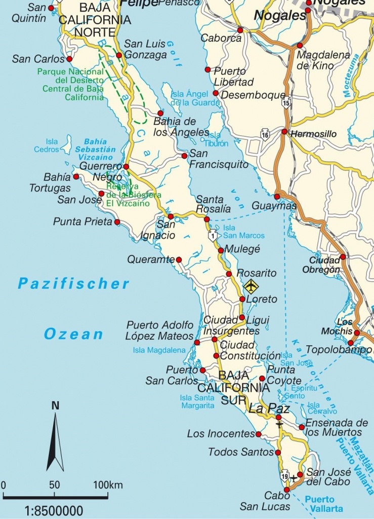 Maps Of Baja California Mexico | California Map 2018 In Map Of Baja - Map Of Baja California Mexico