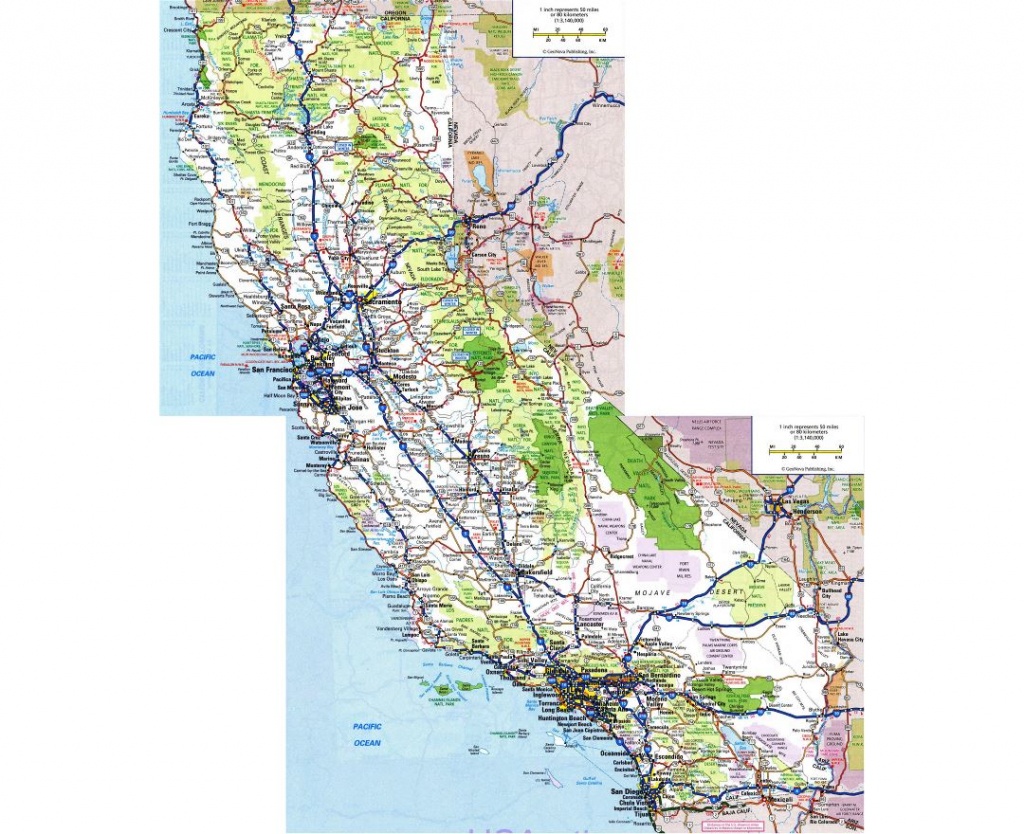 Maps Of California | Collection Of Maps Of California State | Usa - Southern California State Parks Map