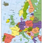 Maps Of Europe | Map Of Europe In English | Political   Printable Map Of Europe With Major Cities