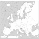 Maps Of Europe   Printable Blank Map Of European Countries