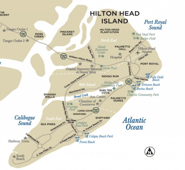 Hilton Head Florida Map
