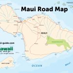 Maps Of Maui Hawaii   Printable Road Map Of Kauai