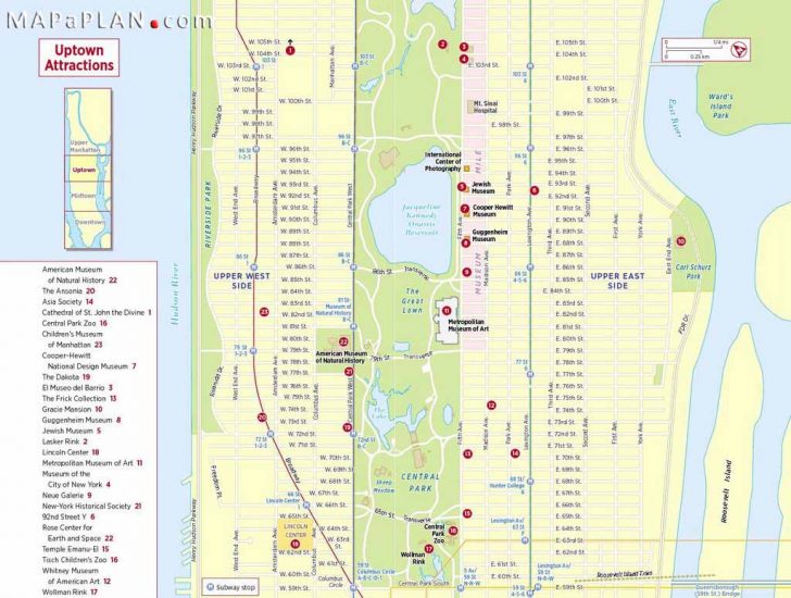 Printable New York Street Map