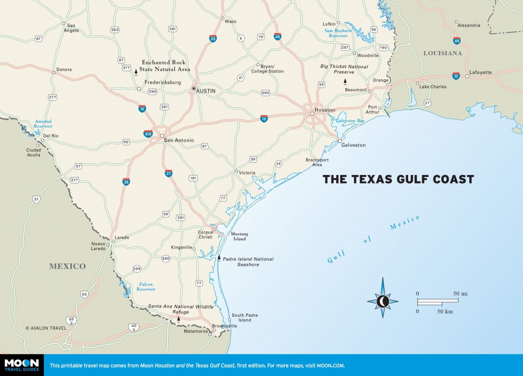 Maps Of Texas Gulf Coast And Travel Information | Download Free Maps - Map Of Texas Coastline