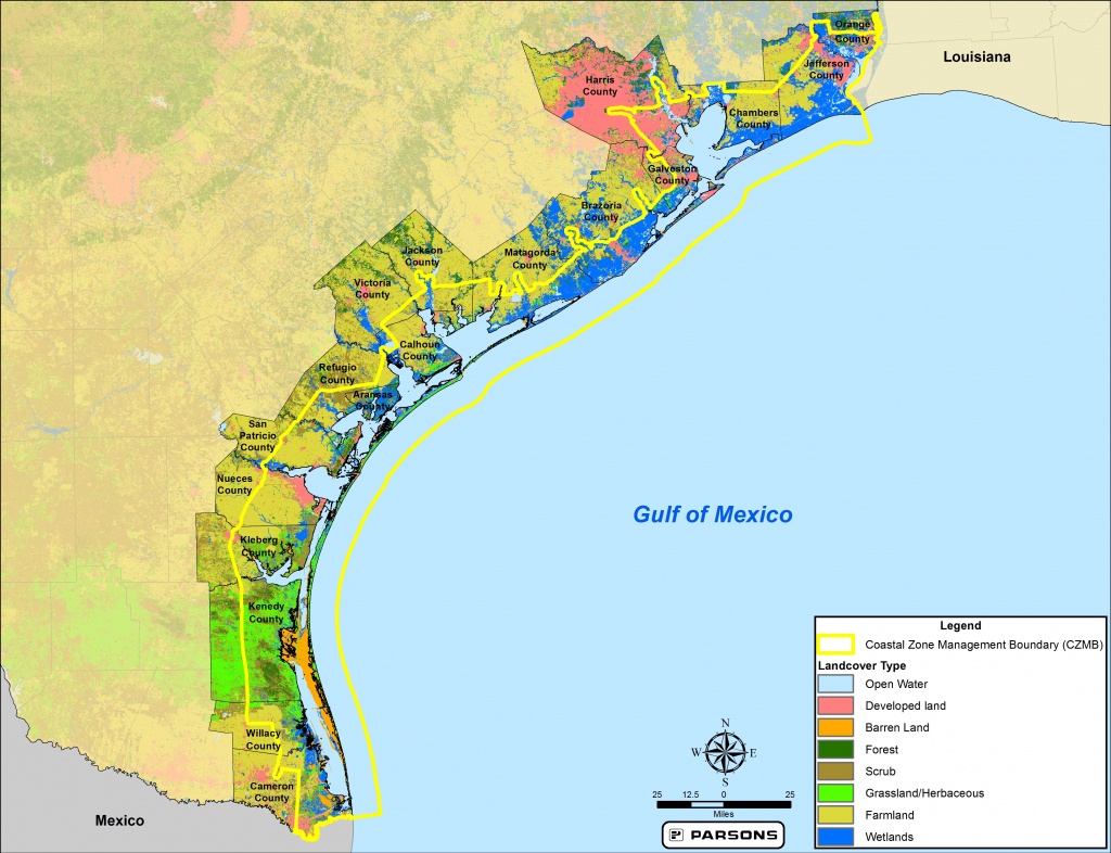 Maps | Texas Coastal Best Management Practices - Map Coastal Texas