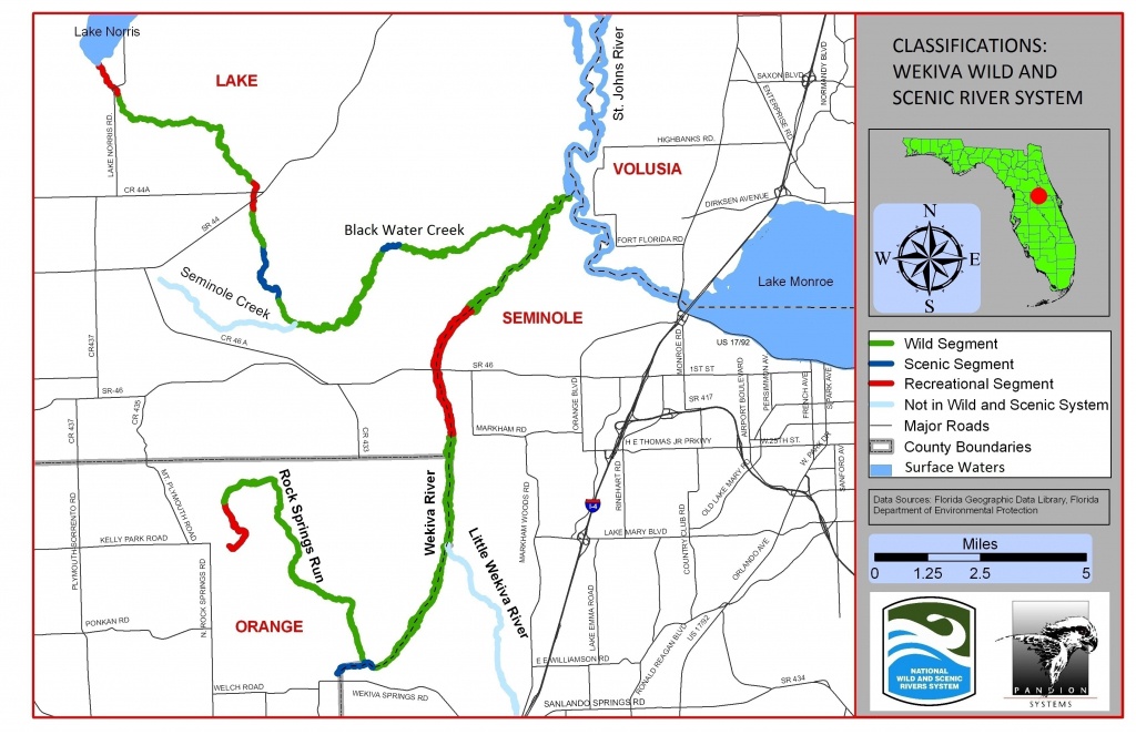 Maps | Wekiva River Systemwekiva River System - Natural Springs Florida Map