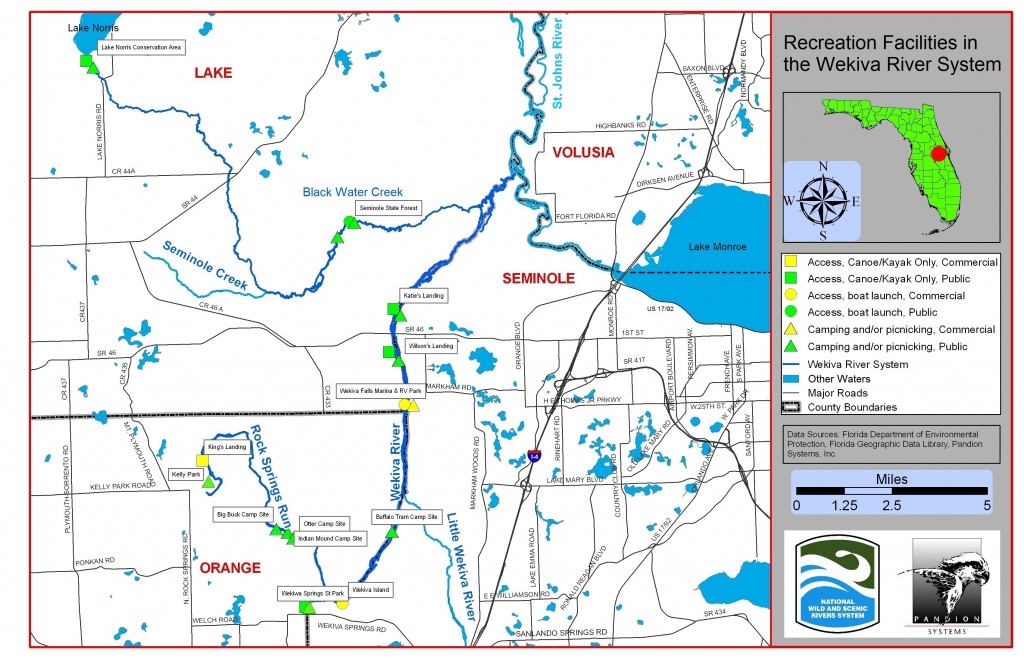 Maps | Wekiva River Systemwekiva River System - Natural Springs Florida Map