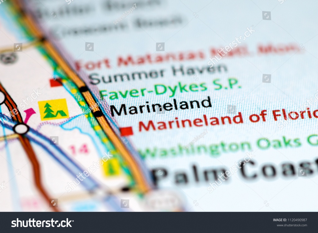 Marineland Florida Usa On Map Stock Photo (Edit Now) 1120490987 - Marineland Florida Map