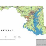 Maryland State Route Network Map. Maryland Highways Map. Cities Of   Printable Map Of Maryland