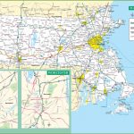 Massachusetts Road Map   Printable Map Of Massachusetts Towns