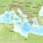 Mediterranean Map   Printable Map Of The Mediterranean Sea Area