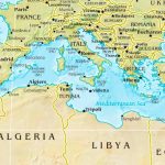 Mediterranean Sea Maps | Maps Of Mediterranean Sea   Mediterranean Map Printable