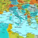 Mediterranean Sea Maps | Maps Of Mediterranean Sea   Mediterranean Map Printable