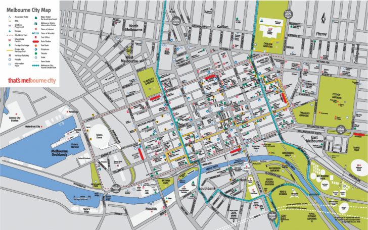 Brisbane City Map Printable