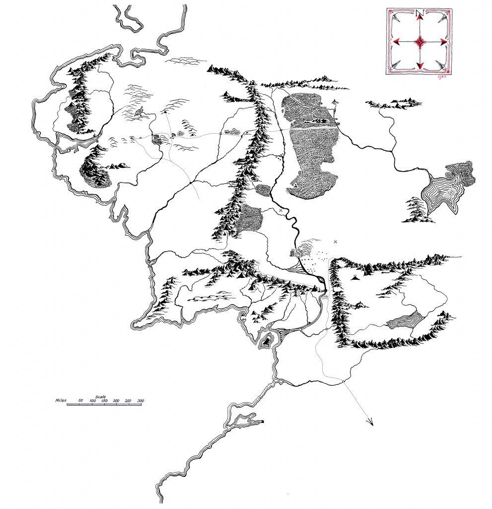 Merp: Trying To Map Middle Earth | Lostdelights - Printable Map Of Middle Earth