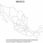 Mexico Blank Printable Map, Royalty Free, Clip Art Cc Cycle 1, Week   Printable Map Of Mexico