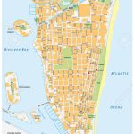 Miami Beach Detailed Vector Street Map With Names, Florida, Royalty   Sunny Isles Beach Florida Map
