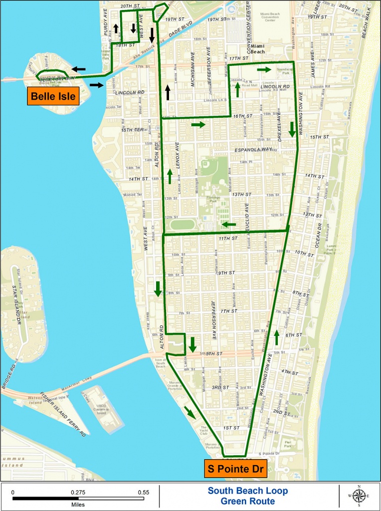 south beach florida map | printable maps