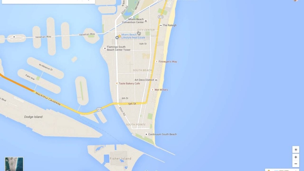 Miami Beach Neighborhood Tour &amp;amp; Google Maps Walkthru - Youtube - Google Maps Coral Gables Florida