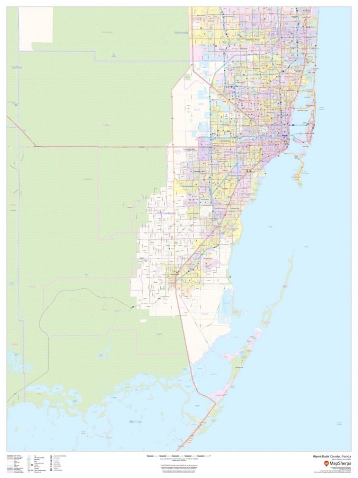 Map Of Dade County Florida