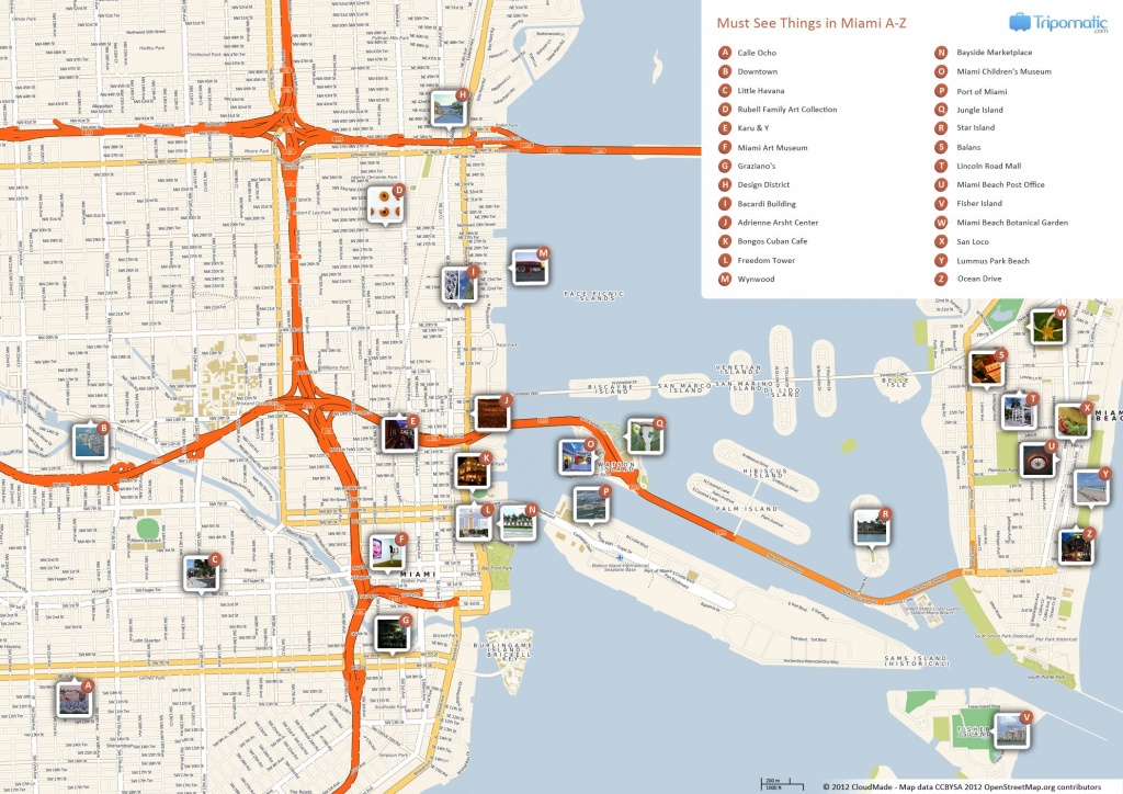 Miami Printable Tourist Map | Free Tourist Maps ✈ | Miami - Los Cayos Florida Map
