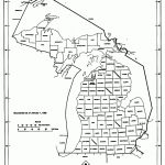 Michigan Free Map   Michigan County Maps Printable