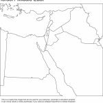 Middle East, Israel Printable Maps No Text | Girl Scout   World   Printable Blank Map Of Middle East