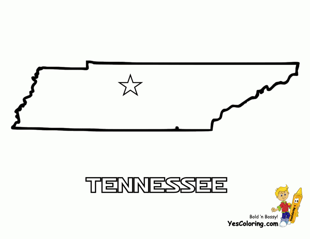 Mighty Map Coloring Pages | Tennessee - Wyoming | Free | Maps - Printable Map Of Puerto Rico For Kids