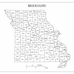 Missouri Labeled Map   Printable Map Of Missouri