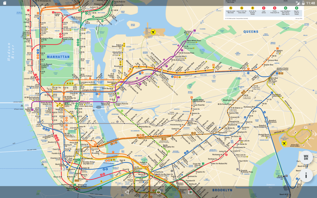 Mobile-Large-Printable-Nyc-Subway-Map - Manhattan Subway Map Printable