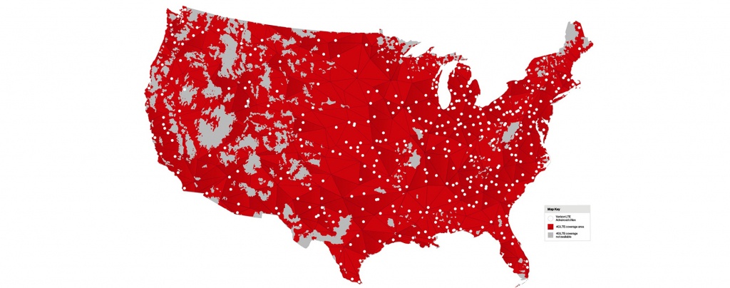 Mobile Users In 461 Markets Today Get 50% Faster Peak Speeds At No - Verizon Lte Coverage Map California