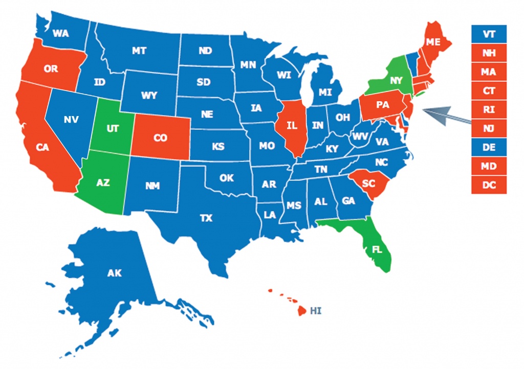 Multi-State Ccw Class - Florida Concealed Carry Map