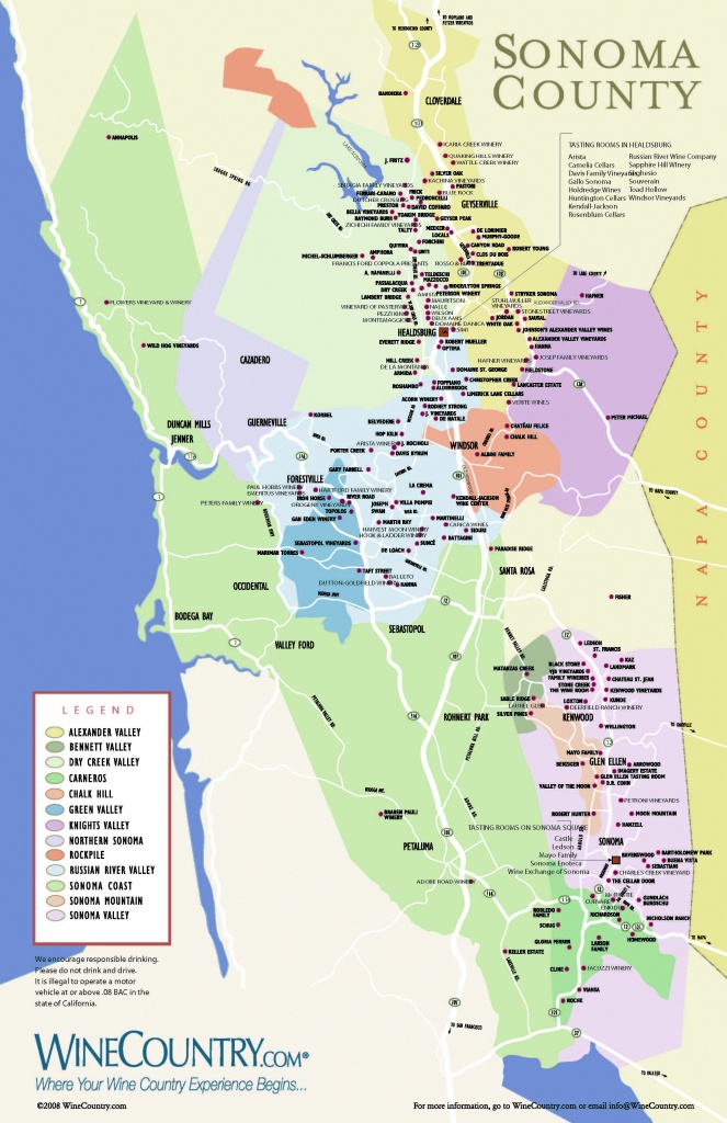 My Home &amp;lt;3 Favorite Place! Farm Fresh Food, Fantastic Wine And - Sonoma Wineries Map Printable