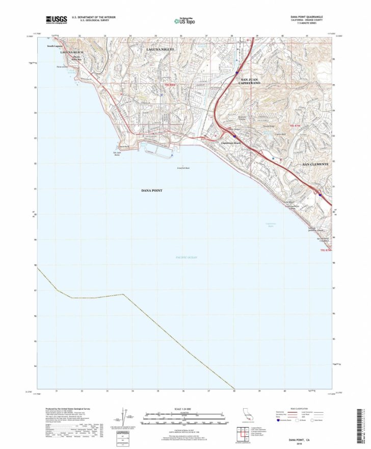 Dana Point California Map